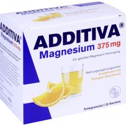ADDITIVA Magnesium 375 mg Granulat Orange 20 St Granulat