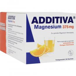ADDITIVA Magnesium 375 mg Granulat Orange 60 St Pulver