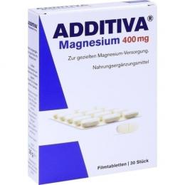 ADDITIVA Magnesium 400 mg Filmtabletten 30 St. (36 g)