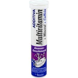 ADDITIVA Multivit.+Mineral+Coff.Ananas R Br.-Tabl. 20 St. (86 g)