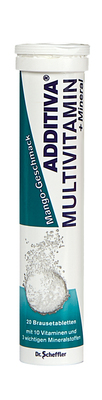 ADDITIVA Multivit.+Mineral Mango R Brausetabletten 20 St