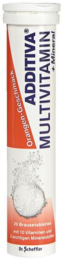 ADDITIVA Multivitamin+Mineral Orange R 20 St Brausetabletten