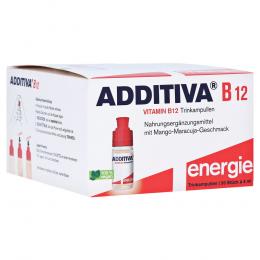 ADDITIVA Vitamin B12 Energie Trinkampullen 30 X 8 ml Trinkampullen