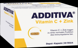 ADDITIVA Vitamin C+Zink Depotkaps.Aktionspackung 80 St