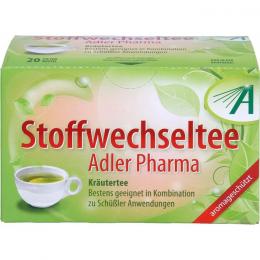 ADLER Stoffwechseltee Filterbeutel 20 St.