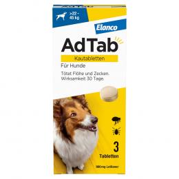 ADTAB 900 mg Kautabletten für Hunde >22-45 kg 3 St Kautabletten