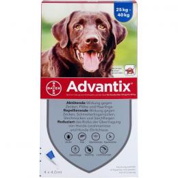 ADVANTIX Spot-on Lsg.z.Auftr.a.d.H.f.Hund 25-40 kg 16 ml
