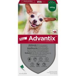 ADVANTIX Spot-on Lsg.z.Auftr.a.d.H.f.Hund bis 4 kg 4 St.