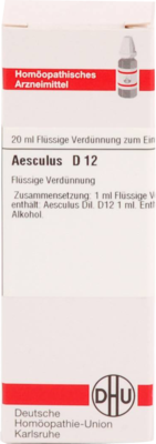 AESCULUS D 12 Dilution 20 ml