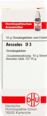 AESCULUS D 3 Globuli 10 g