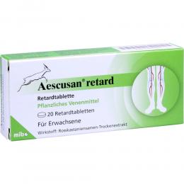 Aescusan retard  20 St Retard-Tabletten