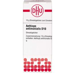 AETHIOPS ANTIMONIALIS D 10 Globuli 10 g