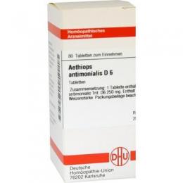 AETHIOPS ANTIMONIALIS D 6 Tabletten 80 St
