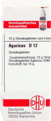 AGARICUS D 12 Globuli 10 g
