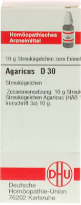 AGARICUS D 30 Globuli 10 g
