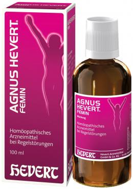 Ein aktuelles Angebot für Agnus Hevert Femin 100 ml Tropfen Zyklusbeschwerden - jetzt kaufen, Marke Hevert-Arzneimittel Gmbh & Co. Kg.