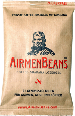 AIRMENBEANS feinste Kaffee Pastillen m.Guarana 21 g