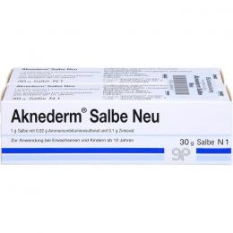 AKNEDERM Salbe Neu 60 g