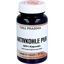 AKTIVKOHLE Kapseln Pur GPH 30 St. (11 g)