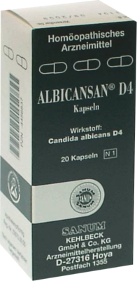 ALBICANSAN D 4 Kapseln 20 St