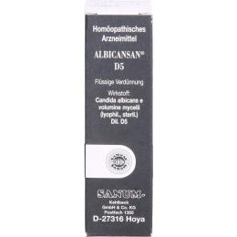 ALBICANSAN D 5 Tropfen 10 ml