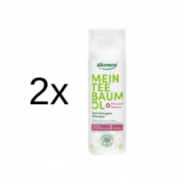 ALKMENE Mein Teebaumöl Anti-Schuppen Shampoo 2 x 200 ml