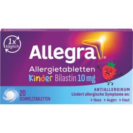 ALLEGRA Allergietabl. Kinder 10 mg Schmelztab. 20 St.