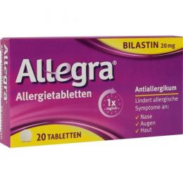 ALLEGRA Allergietabletten 20 mg Tabletten 20 St.
