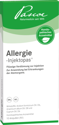 ALLERGIE-INJEKTOPAS Injektionslsung Ampullen 10X2 ml
