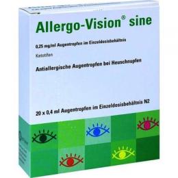 ALLERGO-VISION sine 0,25 mg/ml AT im Einzeldo.beh. 20X0.4 ml