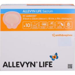ALLEVYN Life Sacrum gr.21,6x23cm Silik.Schaumverb. 10 St.