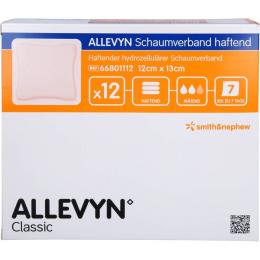 ALLEVYN Schaumverband 12x13 cm haftend 12 St.