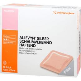 ALLEVYN Silber Schaumverb.12x13 cm haftend 12 St.
