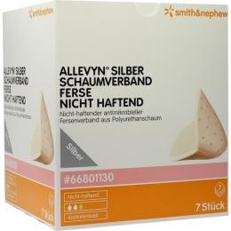ALLEVYN Silber Schaumverb.Ferse 10,5x13,5cm n.haft 7 St.