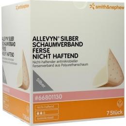 ALLEVYN Silber Schaumverb.Ferse n.h.10,5x13,5cm 7 St.