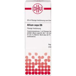 ALLIUM CEPA D 6 Dilution 20 ml