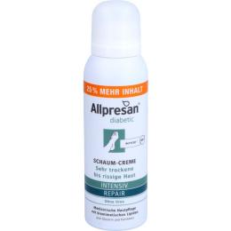 ALLPRESAN diabetic Inten.+Repair o.Urea Schaum-Cr. 125 ml