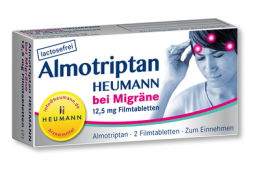 ALMOTRIPTAN Heumann bei Migrne 12,5 mg Filmtabl. 2 St