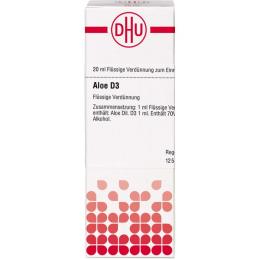 ALOE D 3 Dilution 20 ml