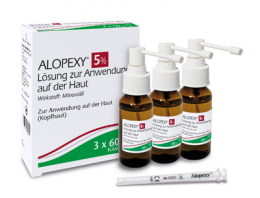 ALOPEXY 5% Lsung zur Anwendung auf der Haut 3X60 ml