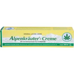 ALPENKRÄUTER Creme Lacure m.Cannabisöl u.Teufelskr 200 ml