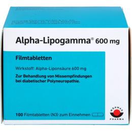 ALPHA-LIPOGAMMA 600 mg Filmtabletten 100 St.
