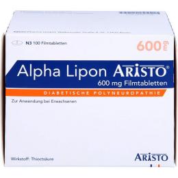 ALPHA LIPON Aristo 600 mg Filmtabletten 100 St.