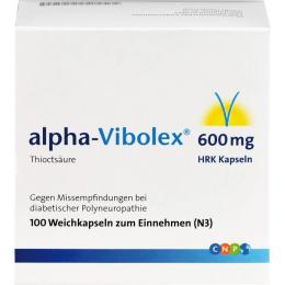 ALPHA VIBOLEX 600 mg HRK Weichkapseln 100 St.