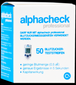 ALPHACHECK professional Blutzuckerteststreifen 50 St