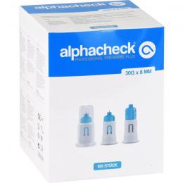 ALPHACHECK professional Pen-Nadeln Plus 30 Gx8 mm 100 St.