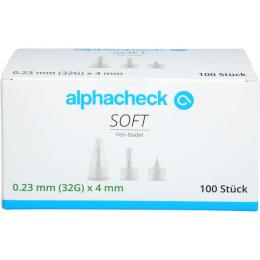 ALPHACHECK soft Pen-Nadeln 32 Gx4 mm 100 St.