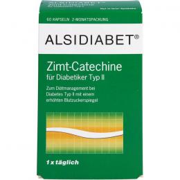 ALSIDIABET Zimt-Catechine f.Diab.Typ II 1xtägl.Kps 60 St.