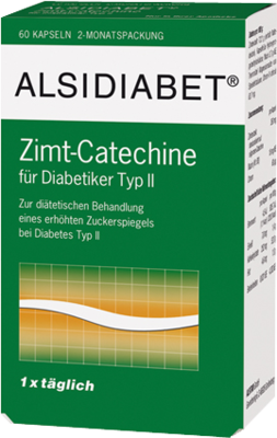 ALSIDIABET Zimt Catechine f.Diab.Typ II Kapseln 29,1 g