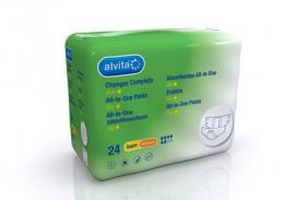 ALVITA All-in-One Inkontinenzhose super medium Tag 24 St